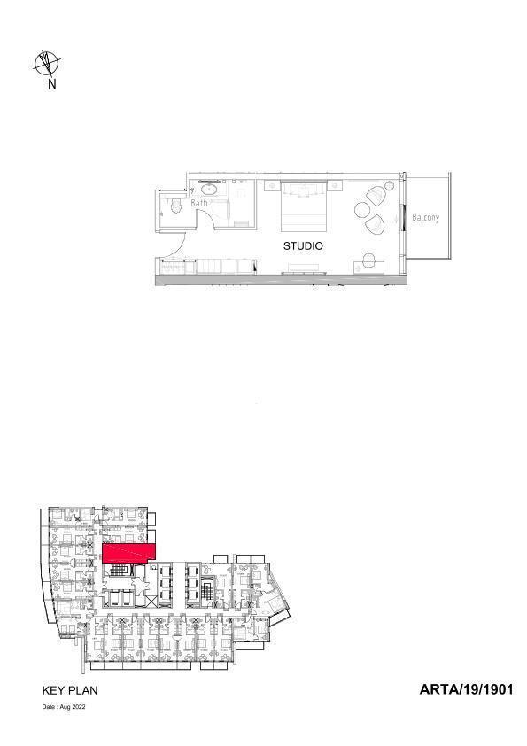 Floor plan — Studio