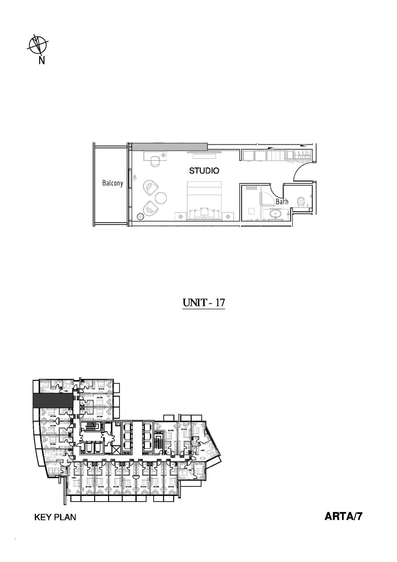 Floor plan — Studio