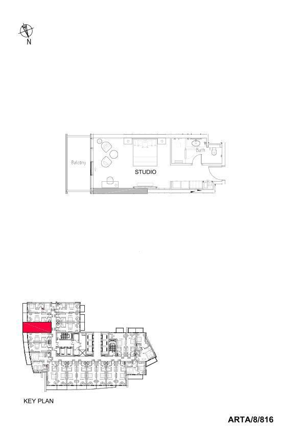 Floor plan — Studio