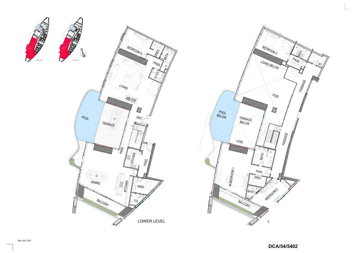 Floor plan — 4 BR
