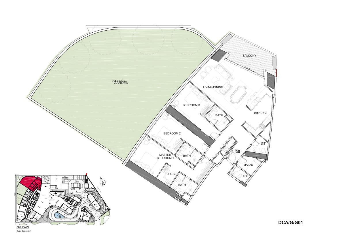 Floor plan — 3 BR