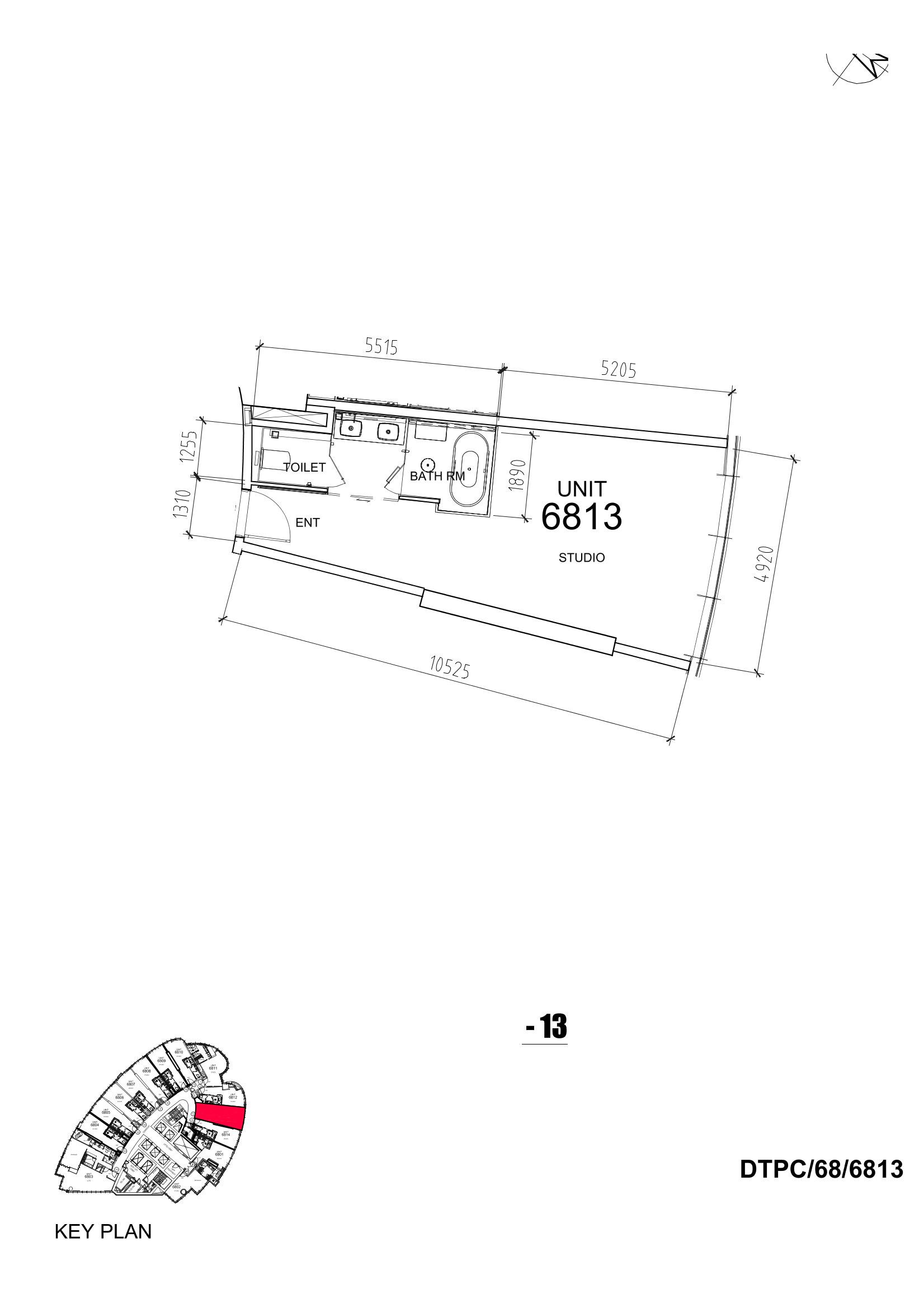 Floor plan — Studio