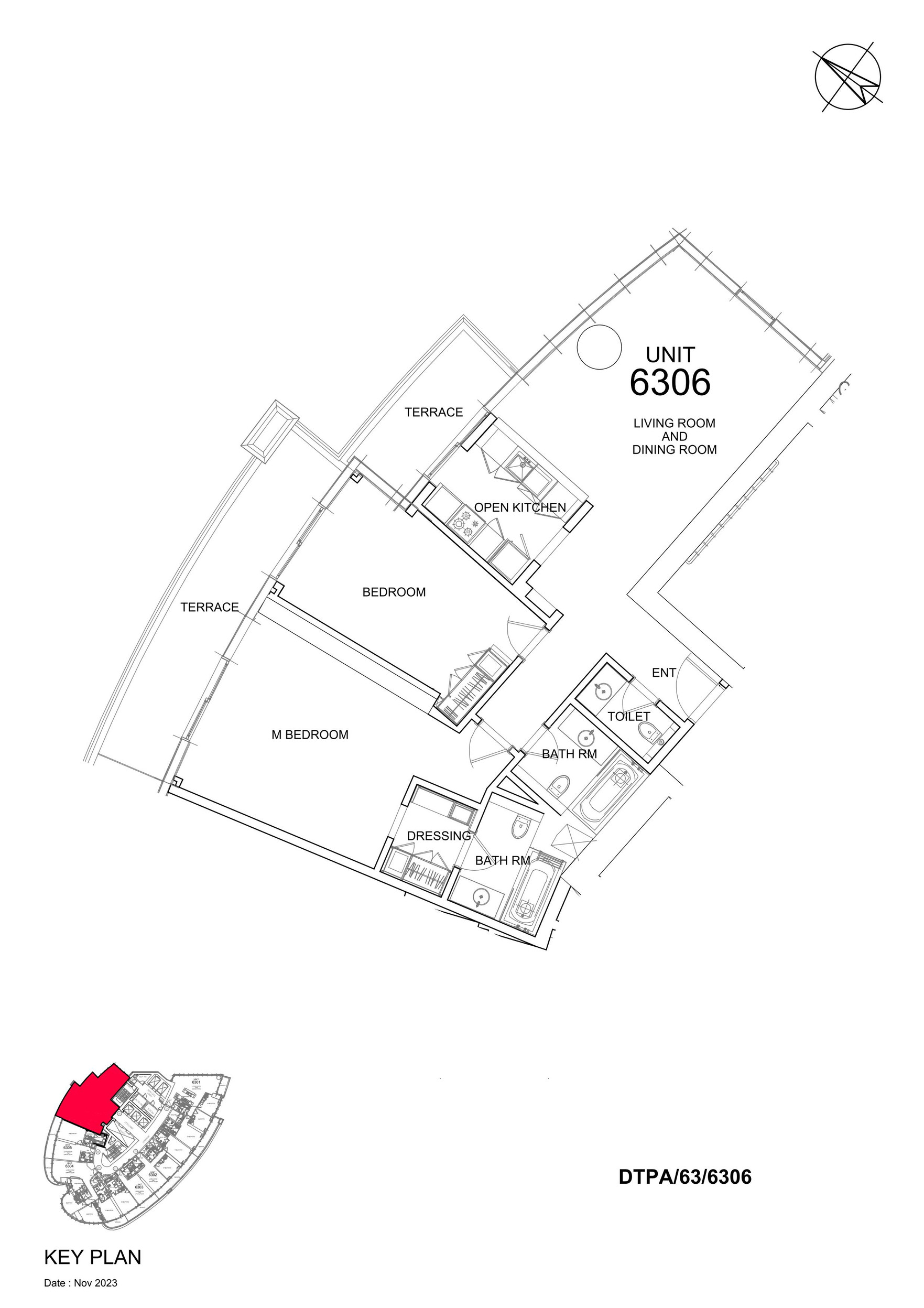 Floor plan — 2 BR