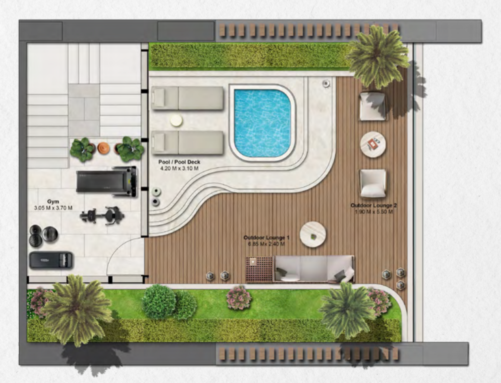 Floor plan — 2 BR