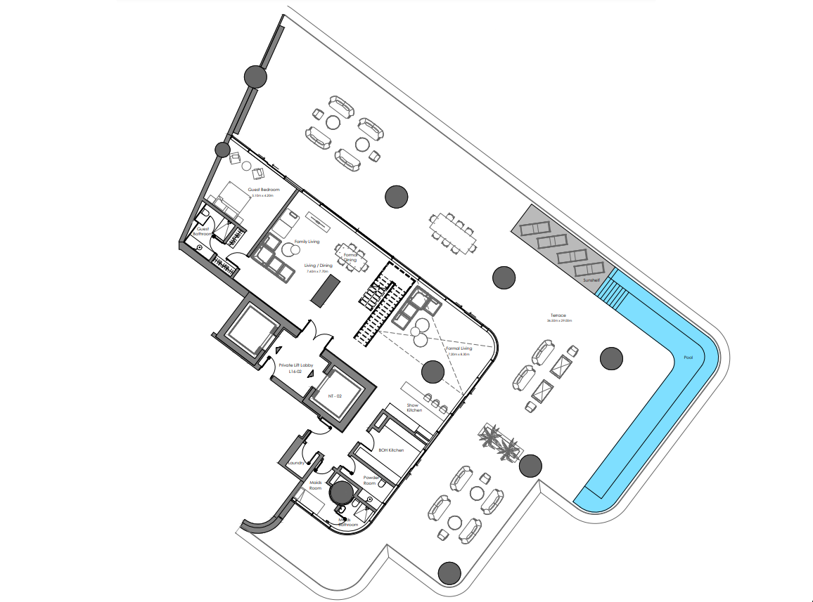 Floor plan — 4 BR