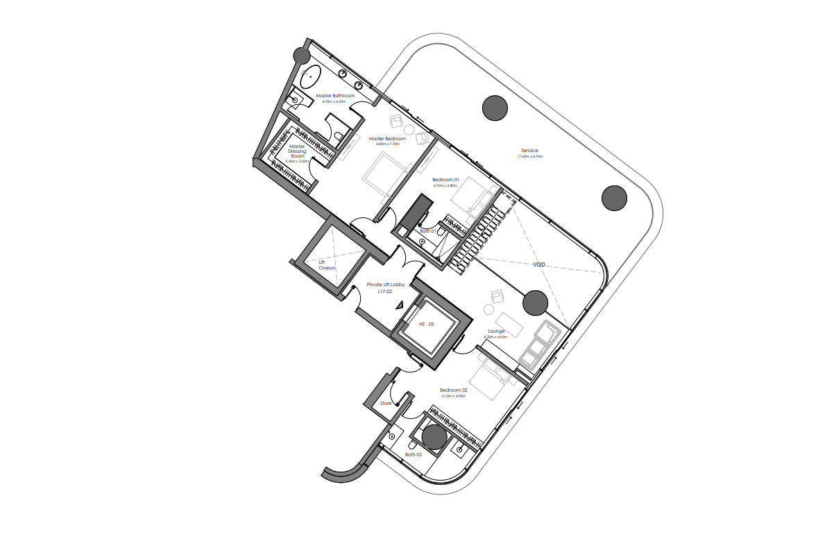 Floor plan — 4 BR