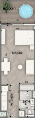 Floor plan — Studio