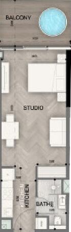 Floor plan — Studio