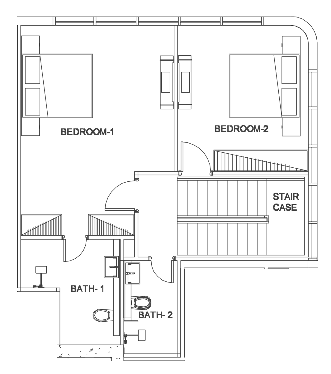 Floor plan — 2 BR
