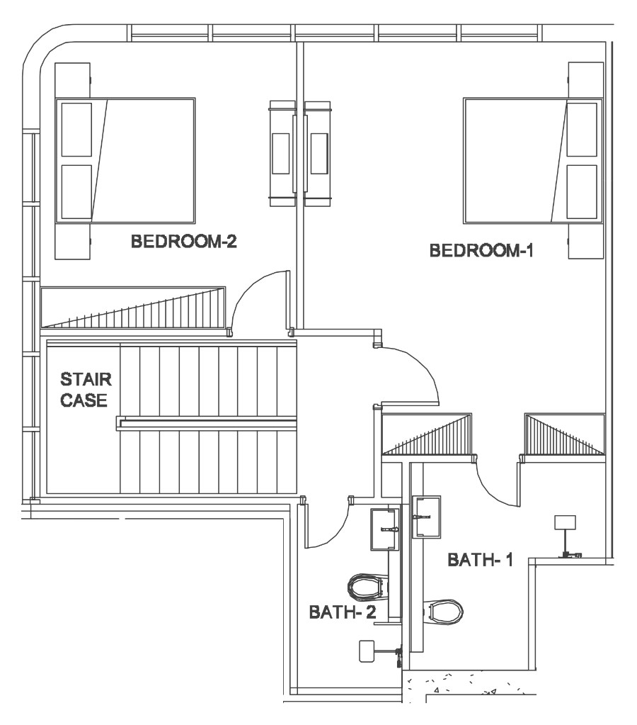 Floor plan — 2 BR