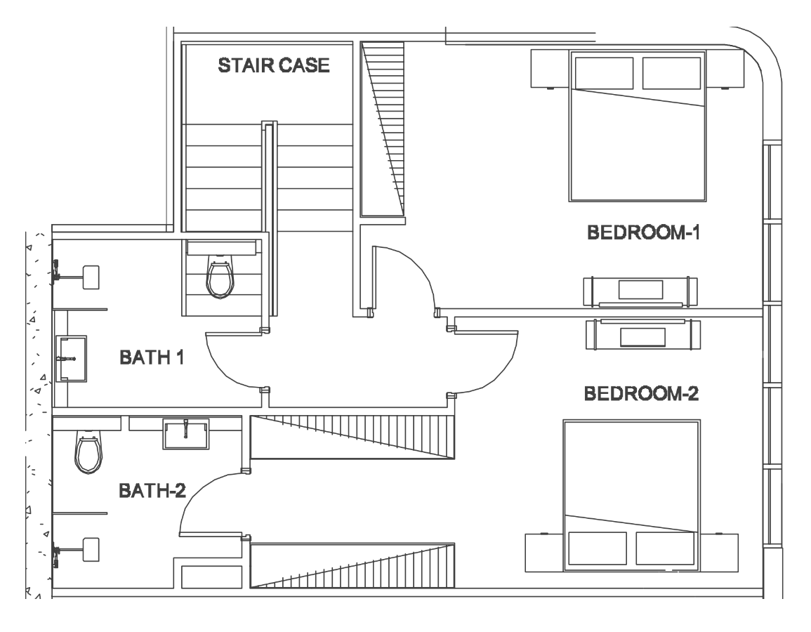 Floor plan — 2 BR