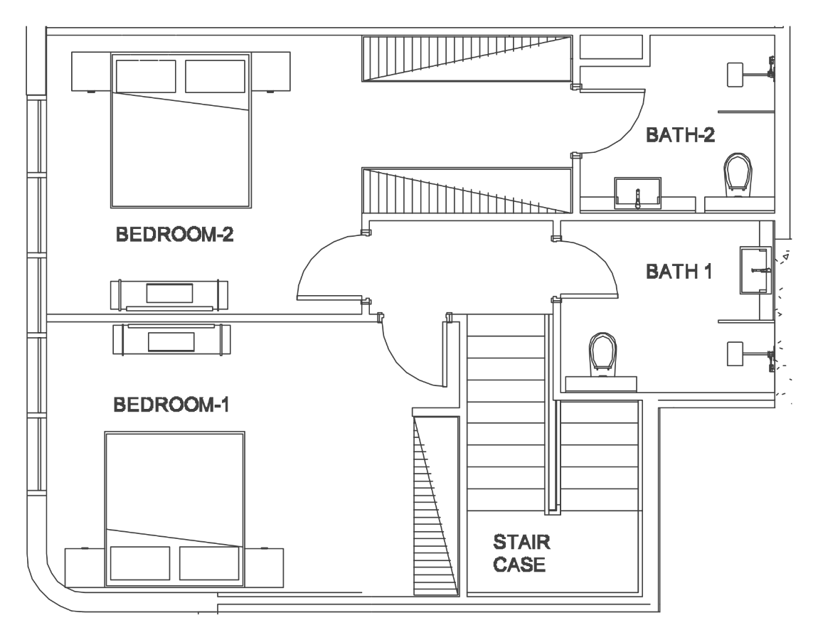 Floor plan — 2 BR