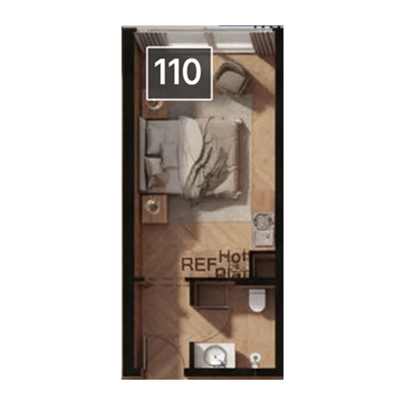 Floor plan — Studio