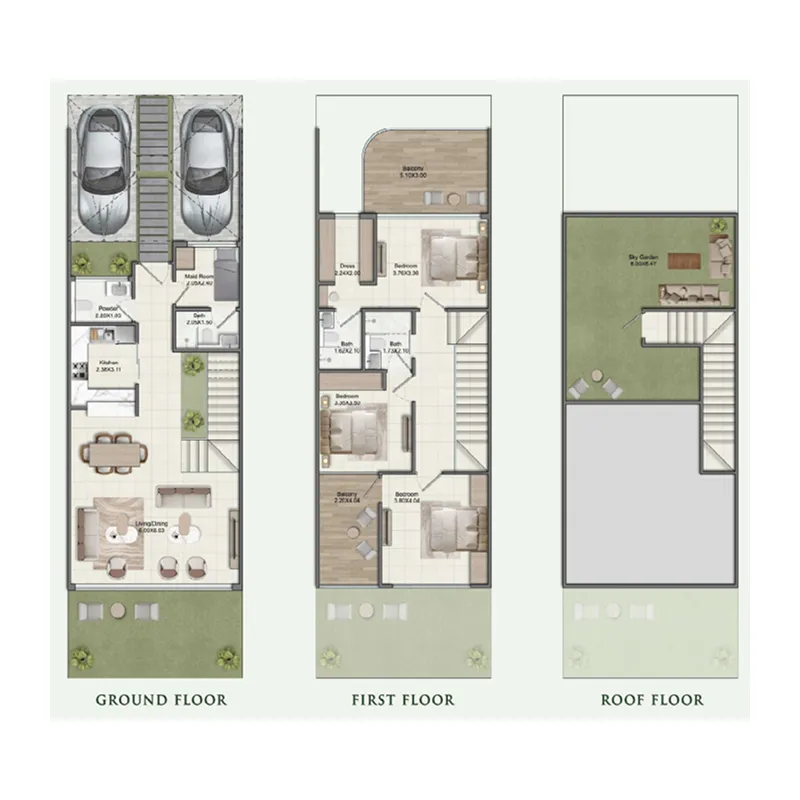 Floor plan — 3.5 BR