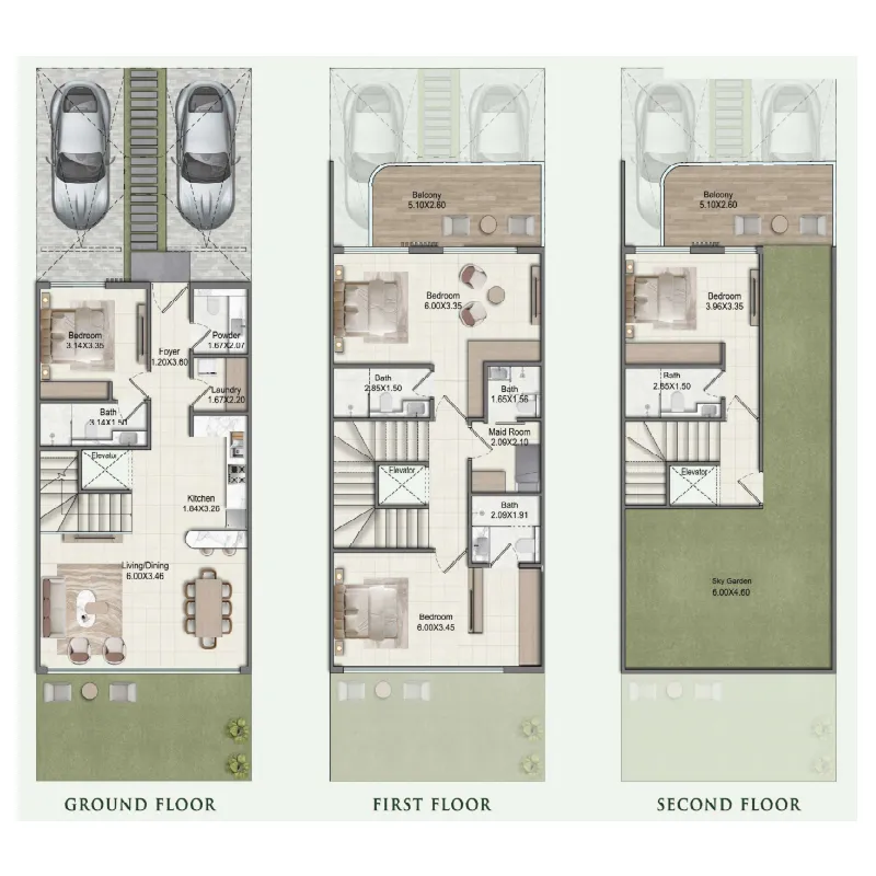 Floor plan — 4.5 BR