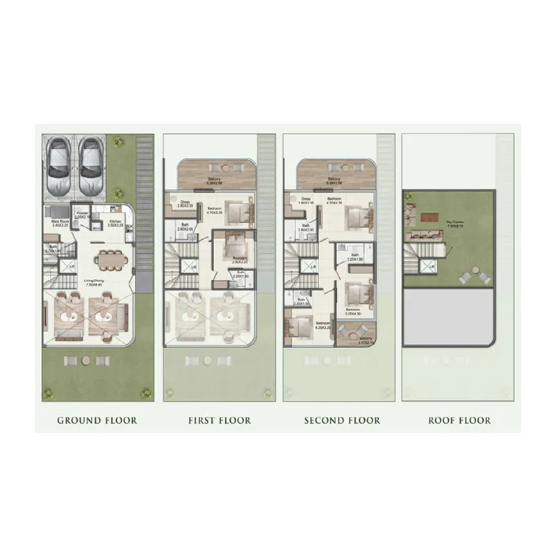 Floor plan — 5.5 BR