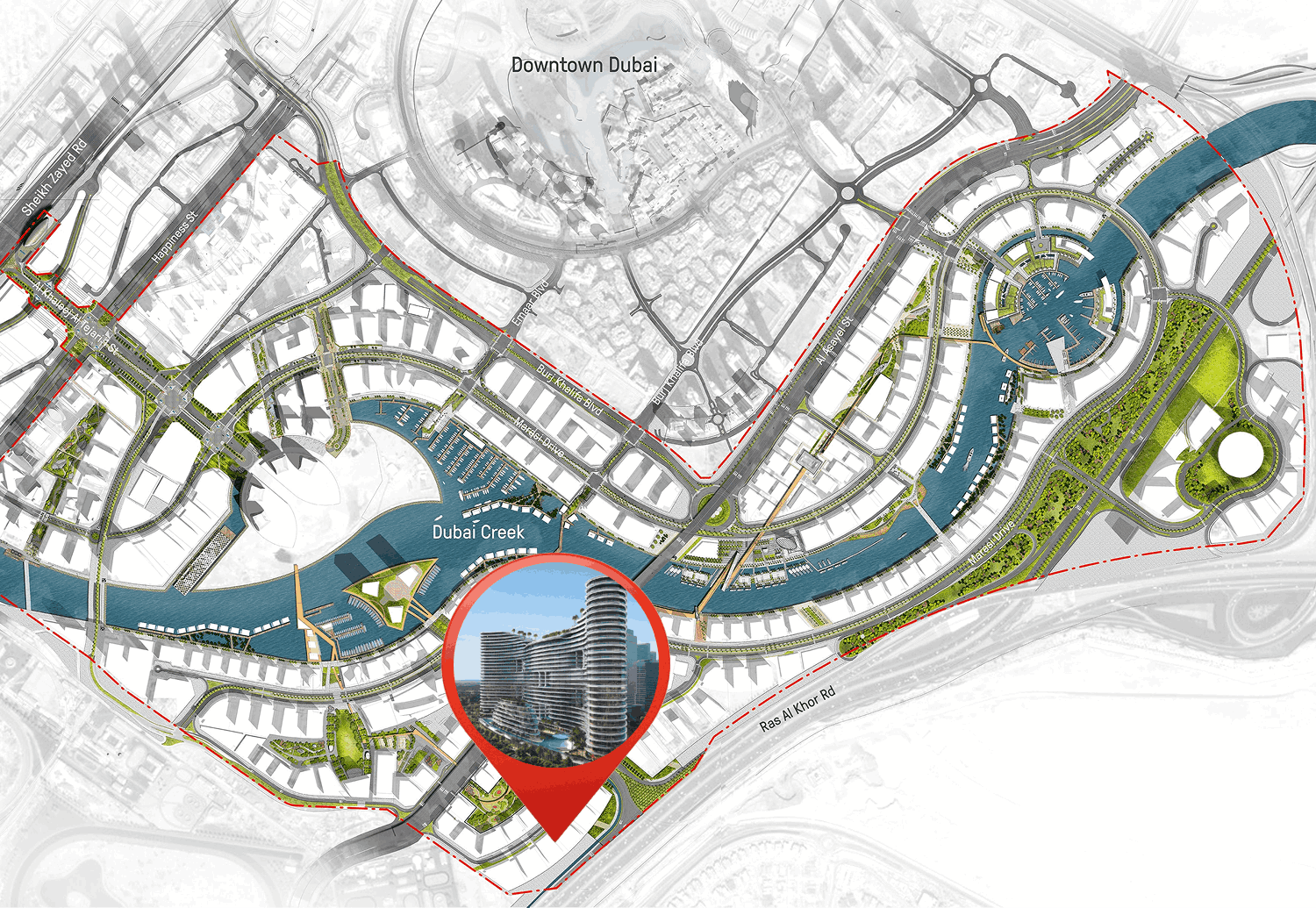 Masterplan — Binghatti Aquarise