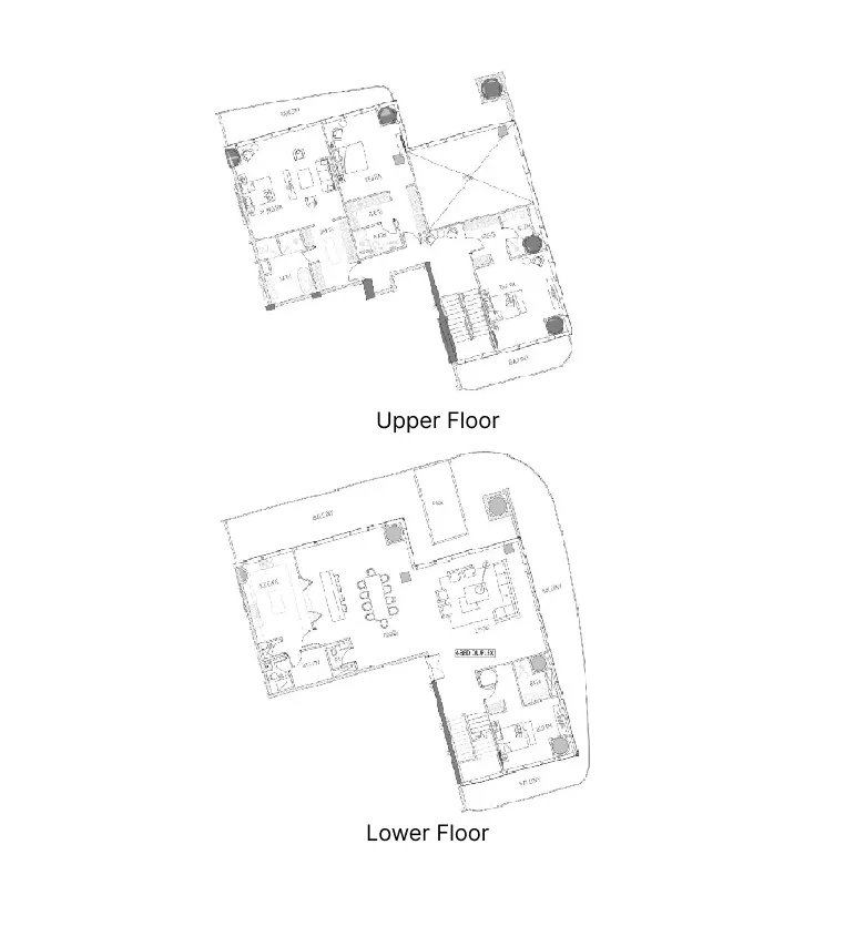 Floor plan — 4 BR