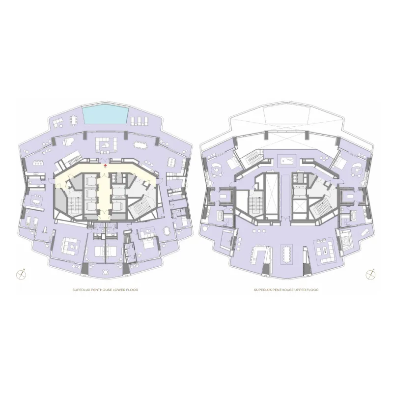 Floor plan — 5 BR