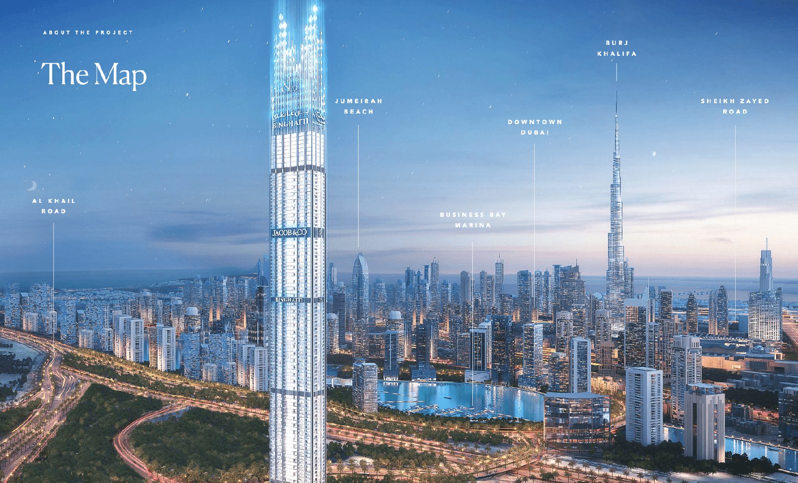 Masterplan — Burj Binghatti Jacob and Co Residences