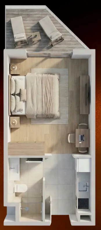 Floor plan — Studio