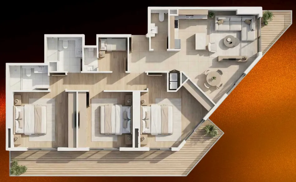 Floor plan — 3.5 BR