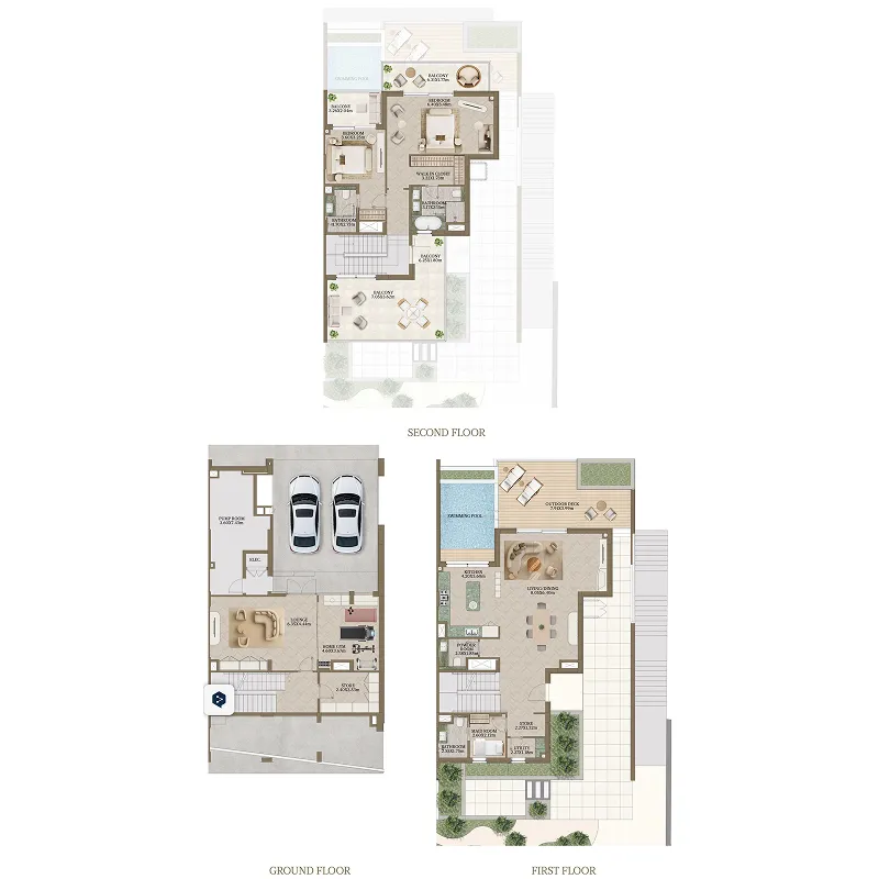 Floor plan — 2 BR