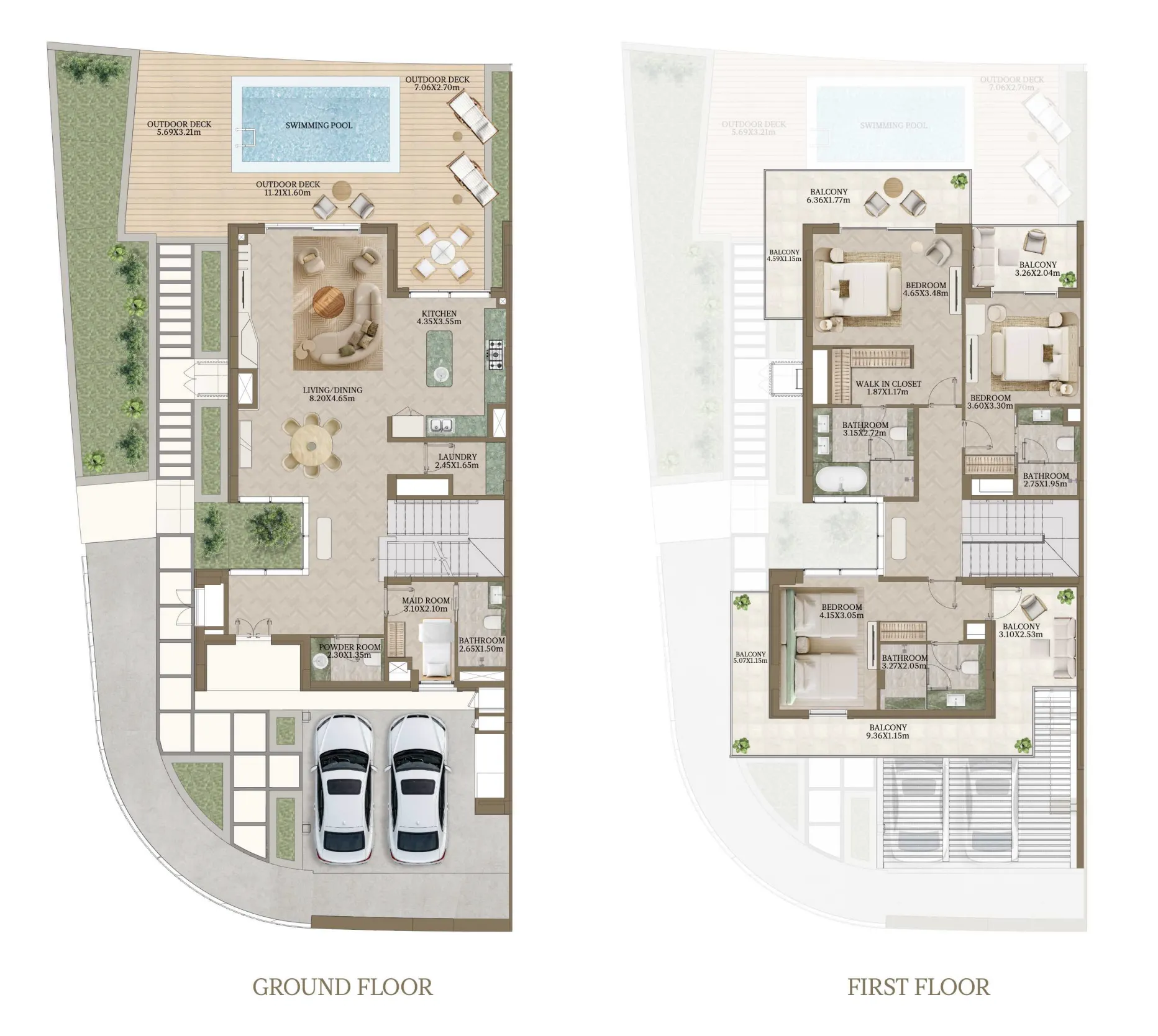 Floor plan — 3 BR