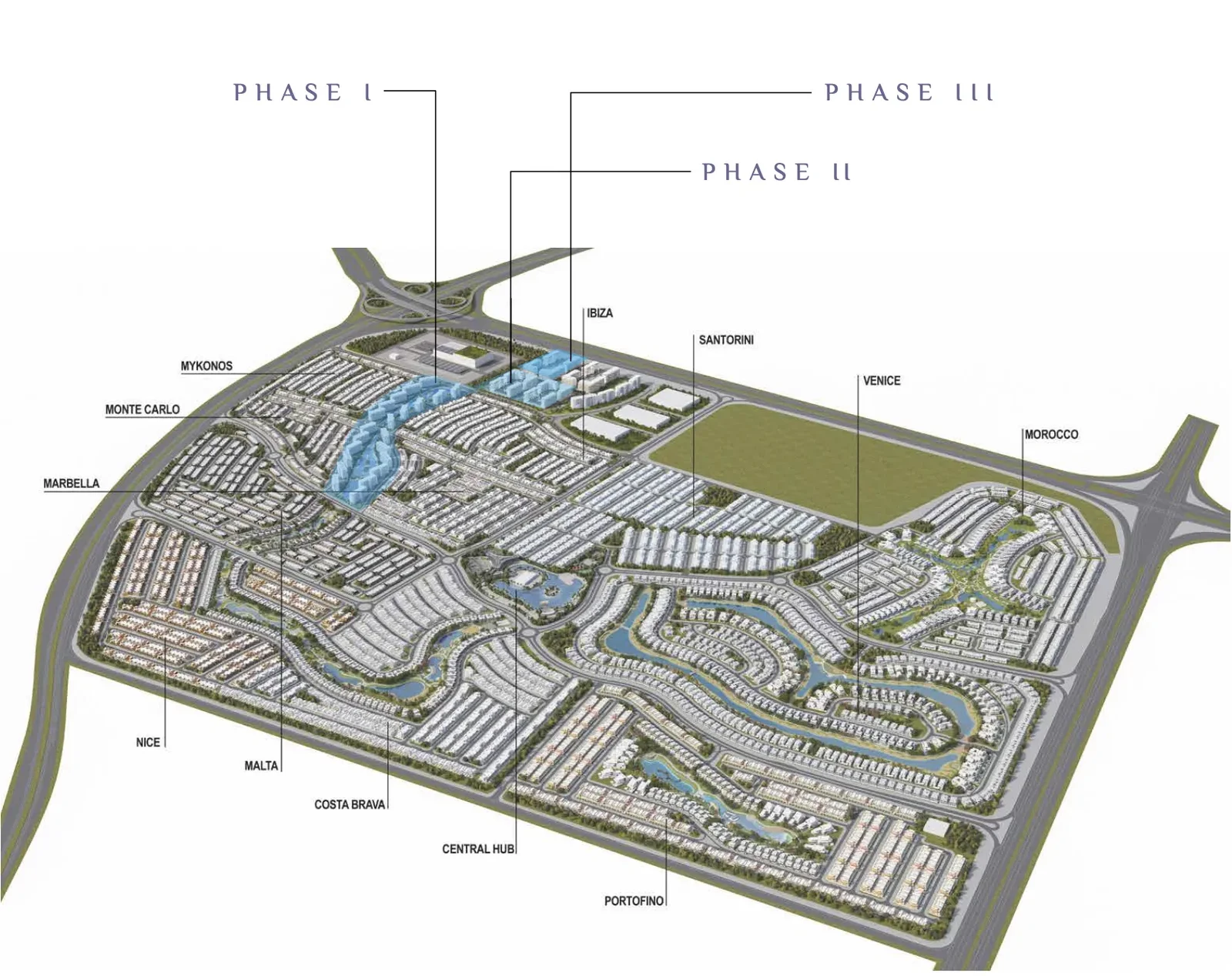 Masterplan — Damac Lagoons Views Phase 3