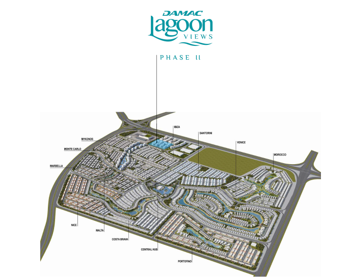 Masterplan — Damac Lagoons Views Phase 2