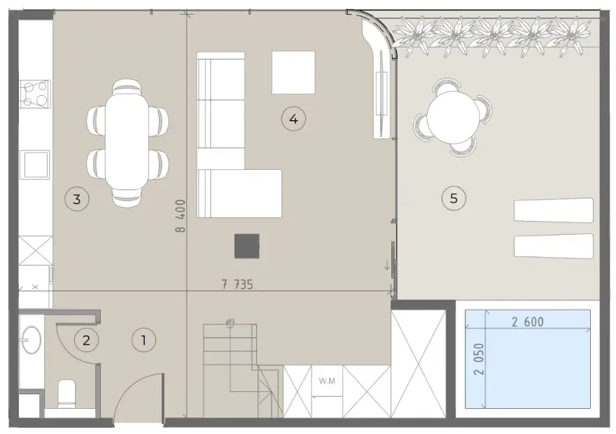 Floor plan — 3.5 BR