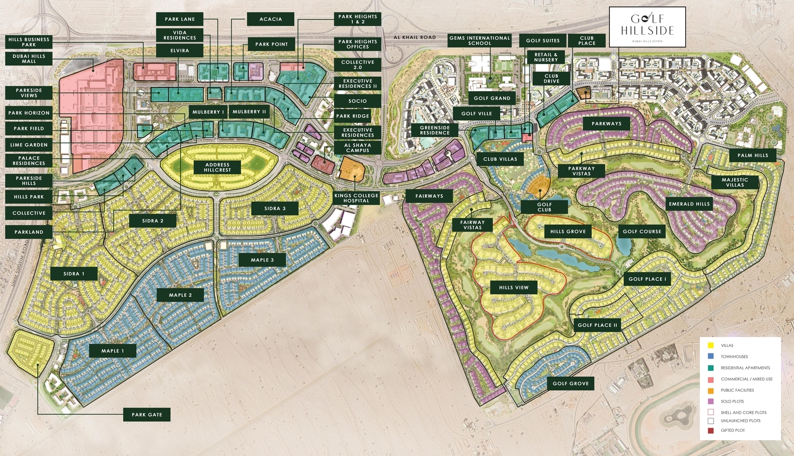 Masterplan — Golf Hillside