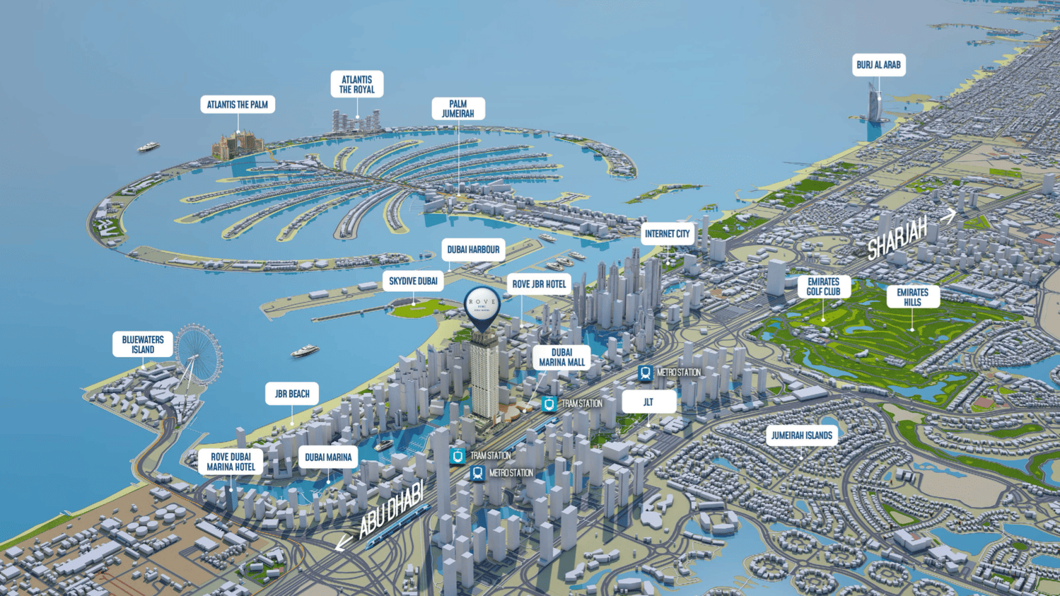 Masterplan — Rove Home Dubai Marina