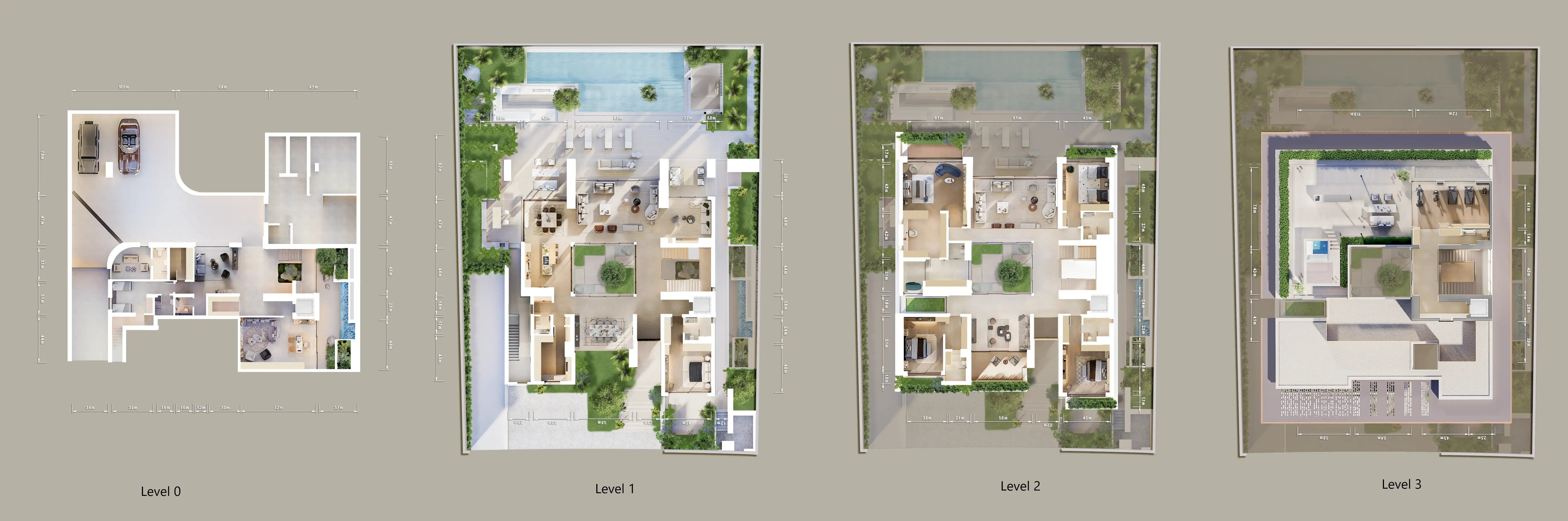 Floor plan — 5 BR