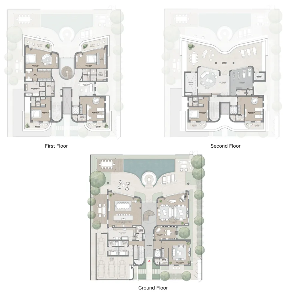 Floor plan — 7 BR