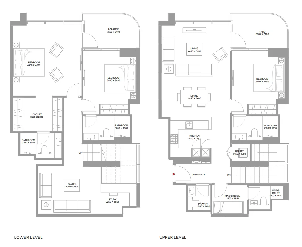 Floor plan — 3 BR