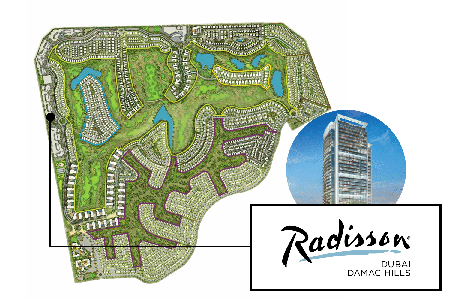 Masterplan — Damac Hills - Radisson Dubai