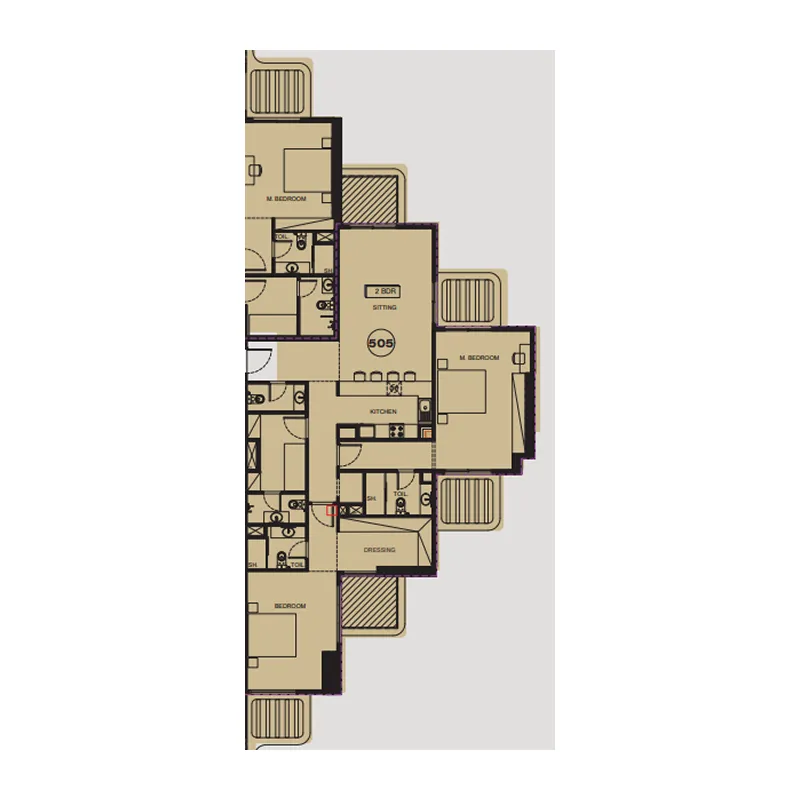 Floor plan — 2.5 BR