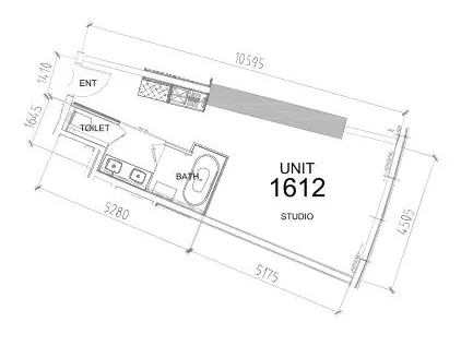 Floor plan — Studio
