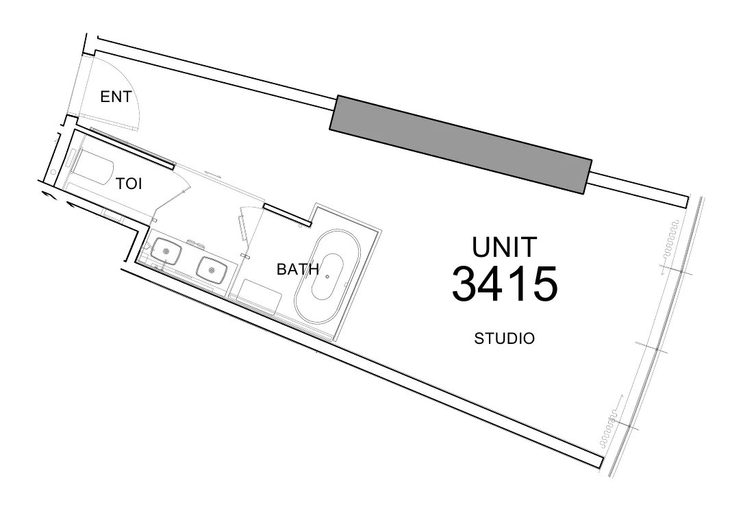 Floor plan — Studio