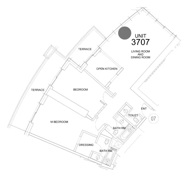 Floor plan — 2 BR