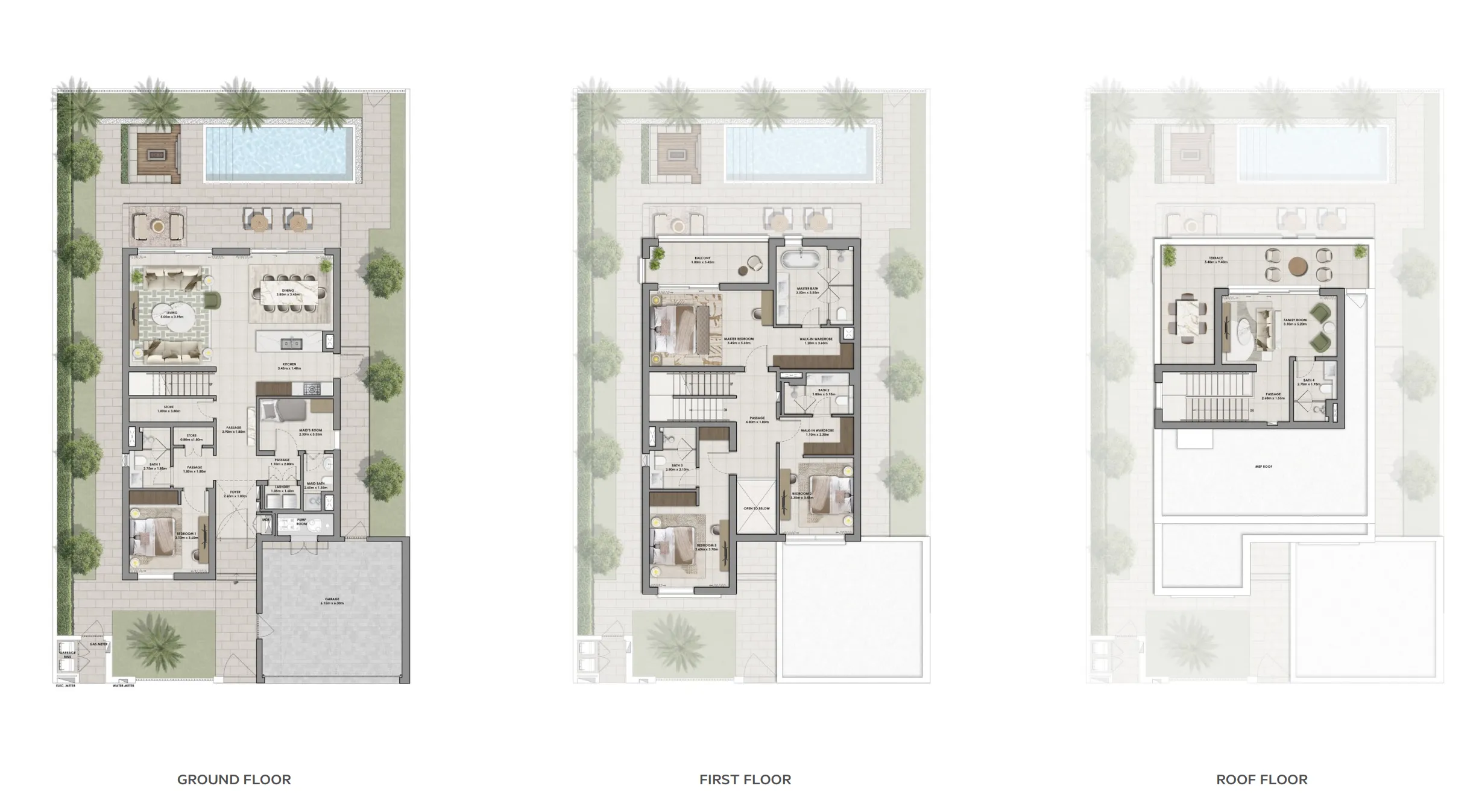 Floor plan — 4 BR