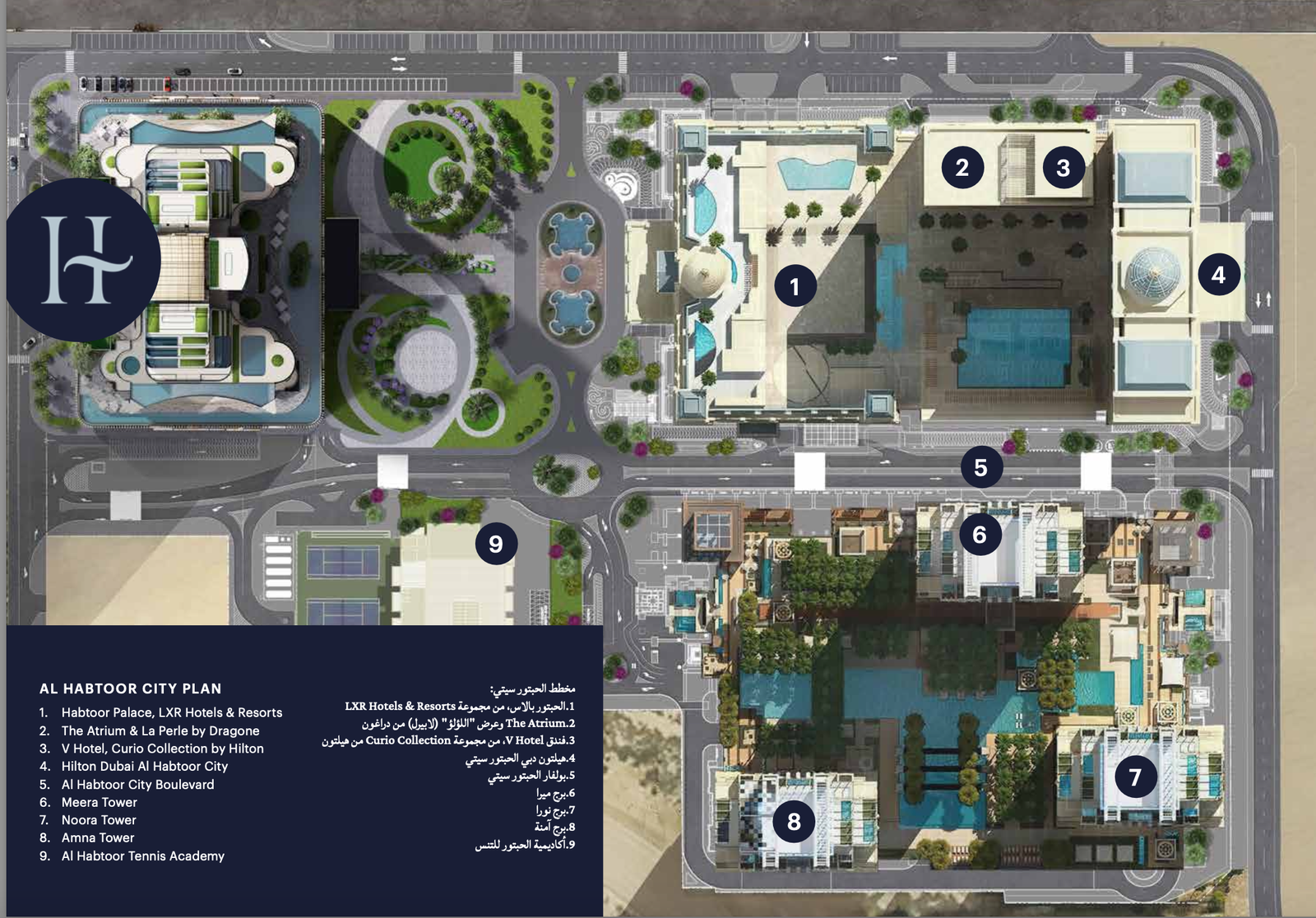 Masterplan — Al Habtoor Tower