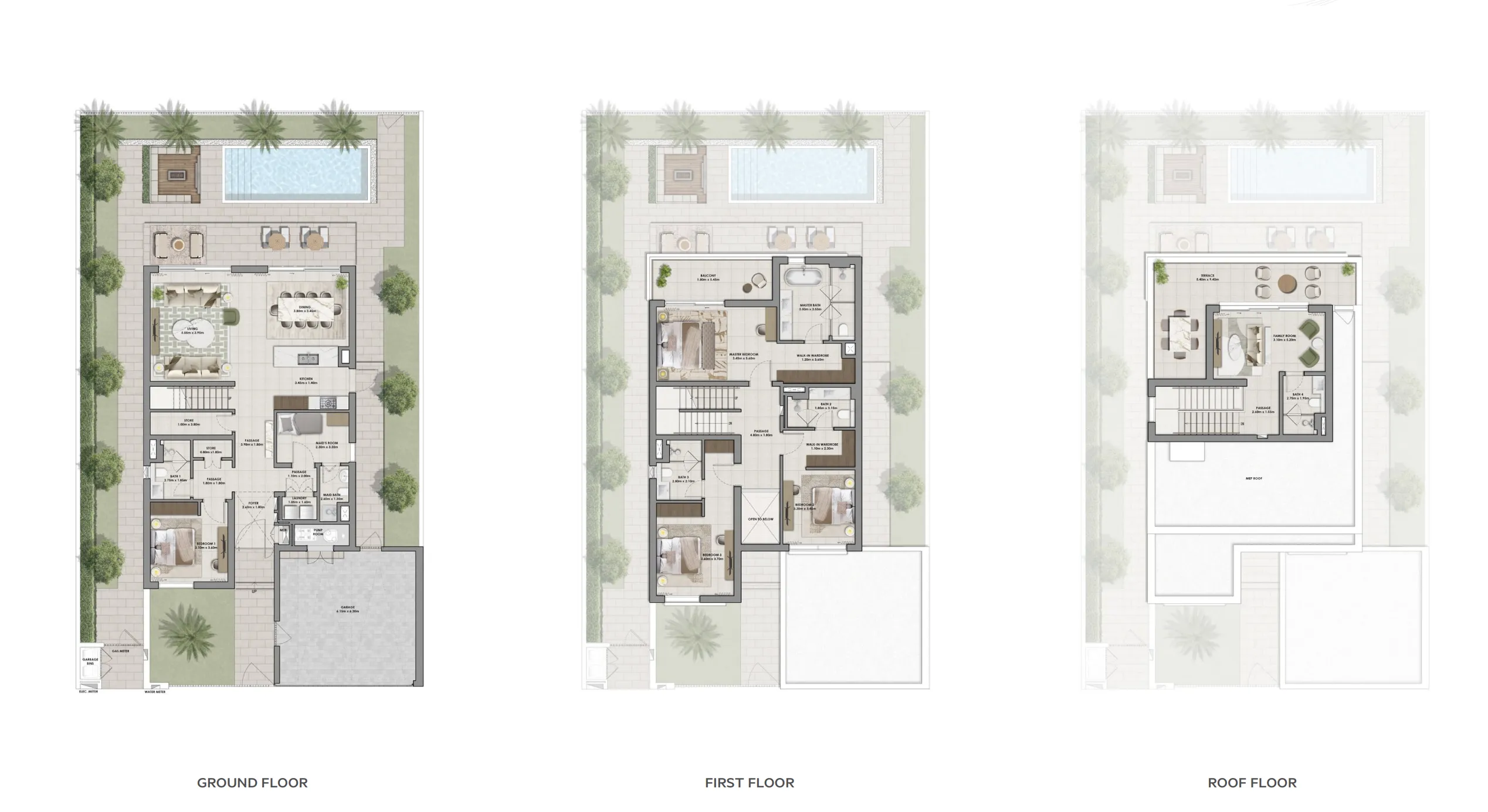 Floor plan — 4 BR