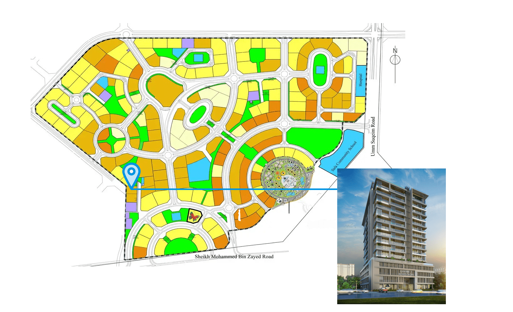 Masterplan — Gharbi 1 Residences