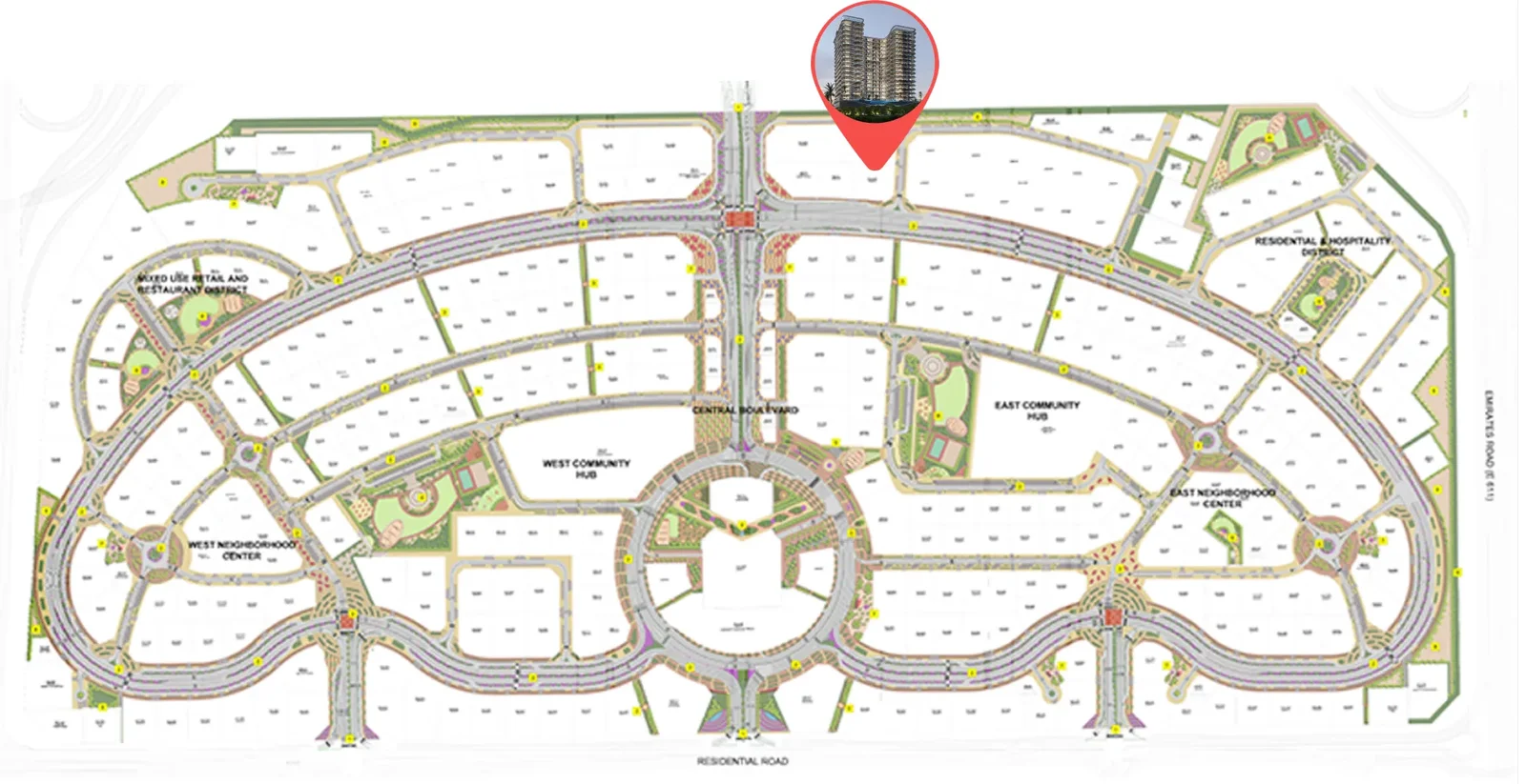 Masterplan — Samana Boulevard Heights