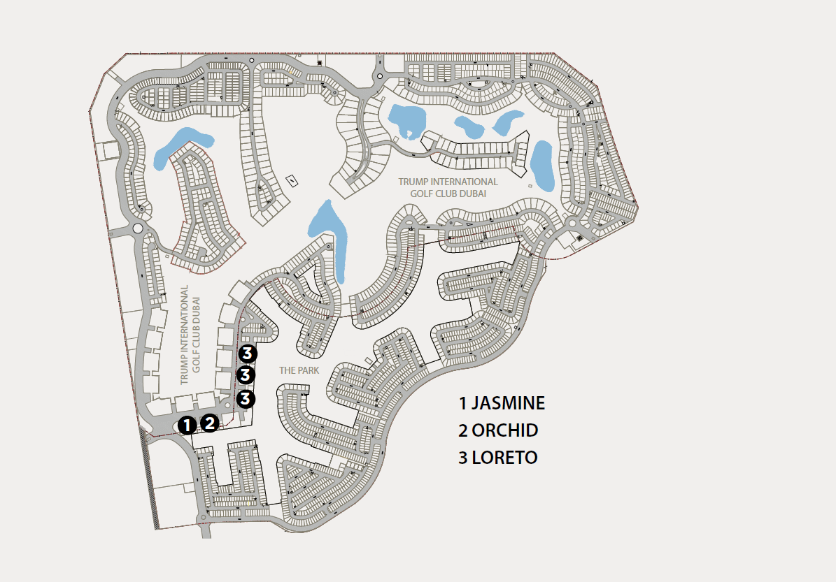 Masterplan — Damac Hills - Park Town