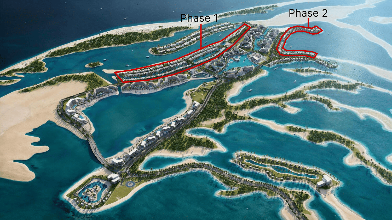 Masterplan — Sobha Siniya Island Villas Phases 1 and 2