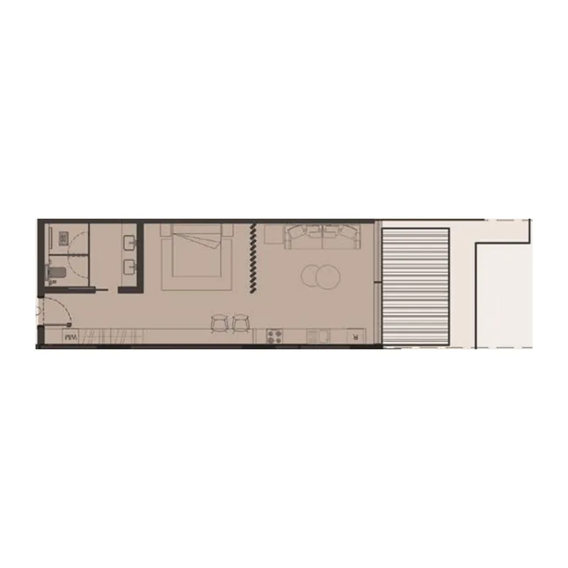 Floor plan — Studio