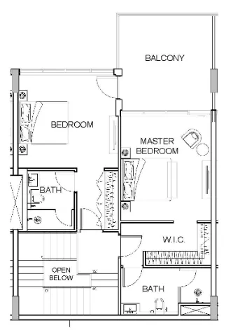 Floor plan — 2 BR